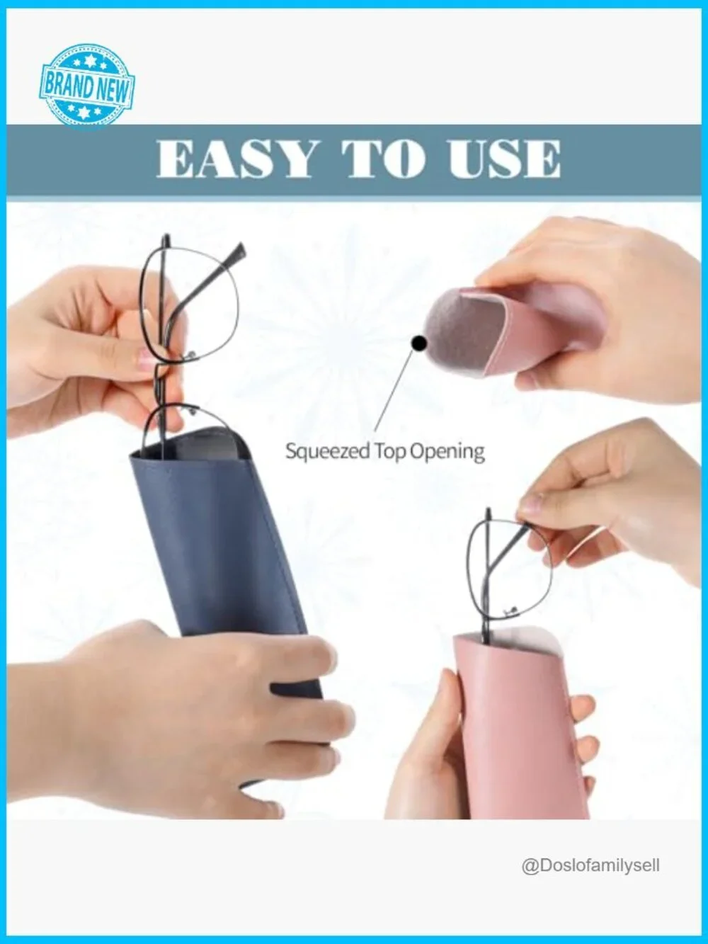 Soft Leather Glasses Cases Travel Eyewear Pouches Versatile Storage Classic